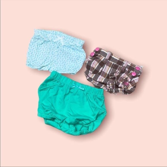 Baby Girl Shorts (x3) - Picture 1 of 4